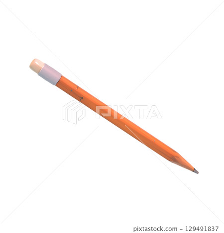 帶有橡皮擦的復古鉛筆,是辦公室、工作場所或書房使用的書寫工具。 帶有橡皮擦的復古鉛筆,是辦公室、工作場所或書房使用的書寫工具。 129491837