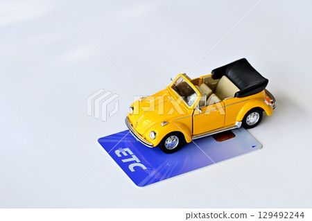 ETC card and miniature car ETC card and miniature car 129492244