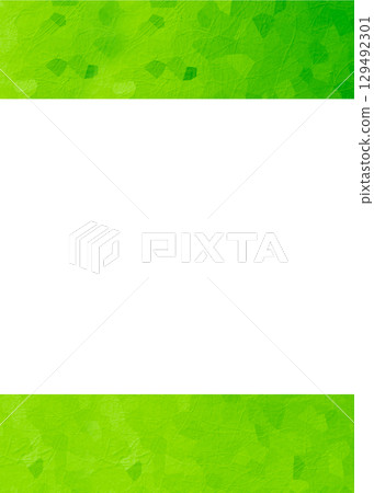 Fresh green simple Japanese paper pattern frame background illustration, vertical lines, flyer background material, Japan 129492301