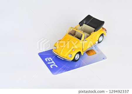 ETC card and miniature car ETC card and miniature car 129492337