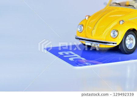ETC card and miniature car ETC card and miniature car 129492339