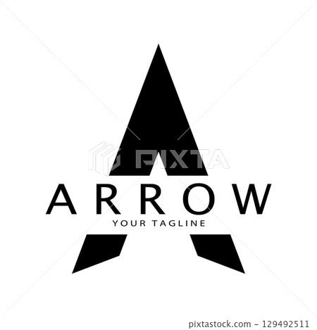Arrow vector illustration icon 129492511
