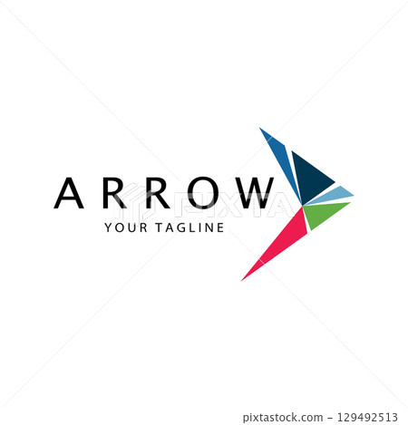 Arrow vector illustration icon 129492513