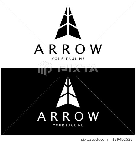 Arrow vector illustration icon 129492523