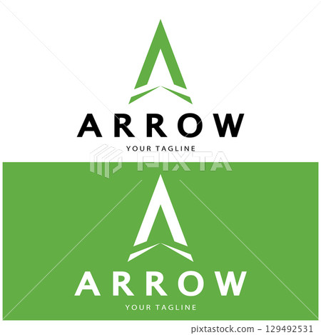 Arrow vector illustration icon 129492531