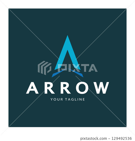 Arrow vector illustration icon 129492536