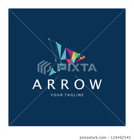 Arrow vector illustration icon 129492545