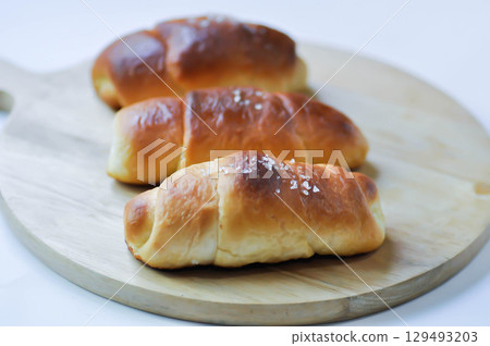 Shio Pan,Salzstangerl bread or Austria bread or Japanese bread Shio Pan,Salzstangerl bread or Austria bread or Japanese bread 129493203