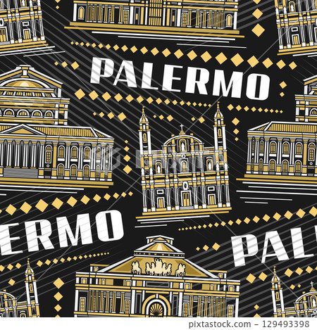 Vector Palermo Seamless Pattern 129493398