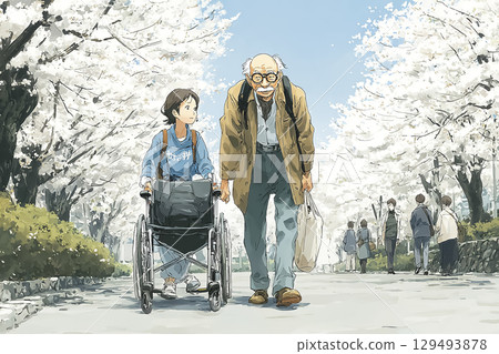 Spring Walk Support 129493878