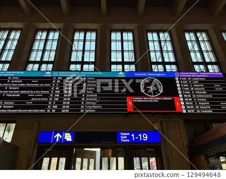 Helsinki Central Station in Finland 129494648
