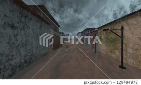 一個被淹沒的房子 一個被淹沒的房子 129494972