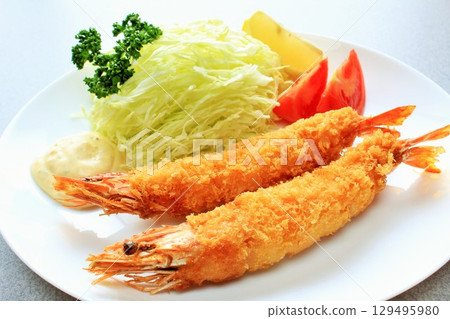 Fried Shrimp Fried Shrimp 129495980