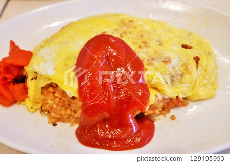 咖啡廳的蛋包飯 咖啡廳的蛋包飯 129495993