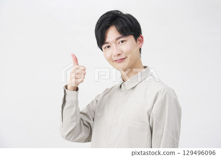 男性，20 多歲，好跡象，白人 129496096