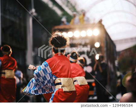 Yosakoi Festival in Obiyamachi 129496584