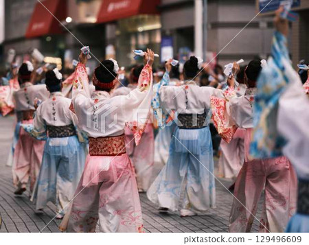 Yosakoi Festival in Obiyamachi Yosakoi Festival in Obiyamachi 129496609