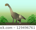 Brachiosaurus in the jungle 129496761