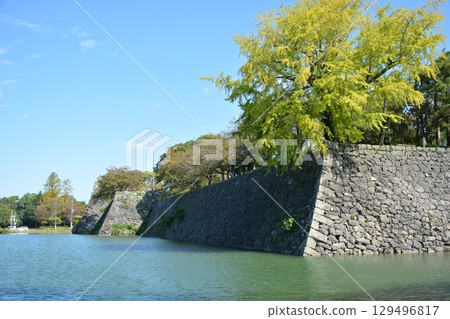 Scenery of the ruins of Yatsushiro Castle in Kumamoto Prefecture (100 Famous Castles) 129496817