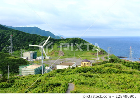 View of the Seikan Tunnel Memorial Museum from Tsugaru Strait Hikamani No. 2 Observation Deck 129496905