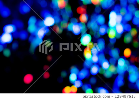 Blue sparkly background material (photo material) 129497613
