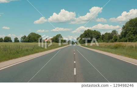 A straight road 129498246