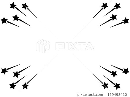 Simple concentrated line background with stars 129498410