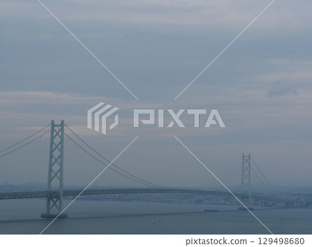 A view of the Akashi Kaikyo Bridge A view of the Akashi Kaikyo Bridge 129498680