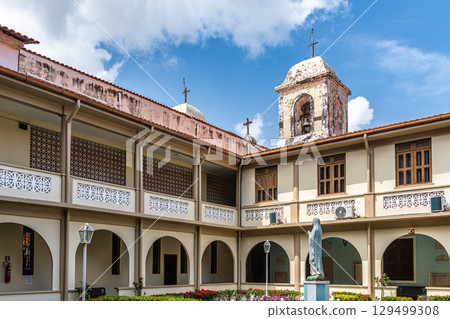 The convent and church of Nossa Senhora do Carmo at Praca Joao Lisboa in Sao Luis, Brazil 129499308