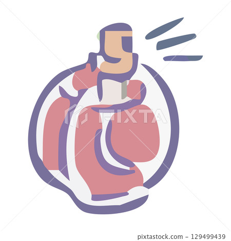 香水瓶噴霧插圖 129499439