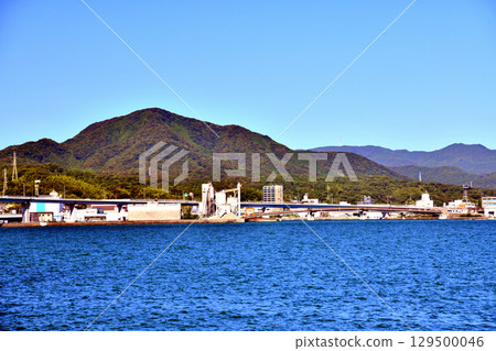 View of the Amakusa Mirai Bridge area (Amakusa City, Kumamoto Prefecture) [July 2025] 129500046