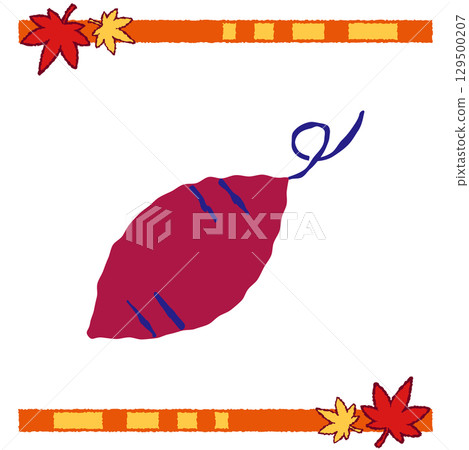 簡單的紅薯插畫 簡單的紅薯插畫 129500207