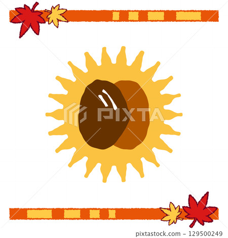 簡單的栗子插圖 129500249