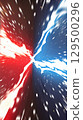 "Comparative red and blue energy background" 129500296