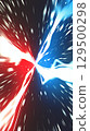 "Comparative red and blue energy background" 129500298