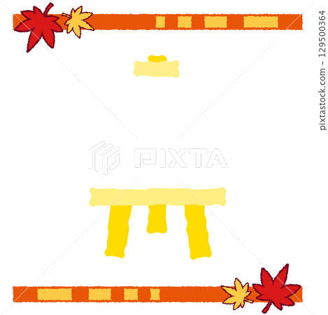 Illustration of a white canvas on a yellow easel Illustration of a white canvas on a yellow easel 129500364