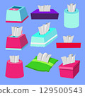 napkin set flat style hygiene illustration 129500543