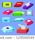 tissue paper set flat style hygiene illustration 129500549