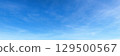 clear blue sky with  clouds 129500567