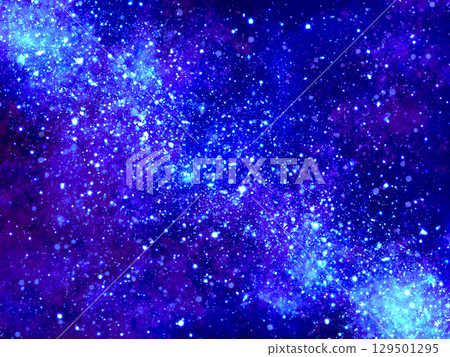 閃耀的太空風格插畫素材 129501295