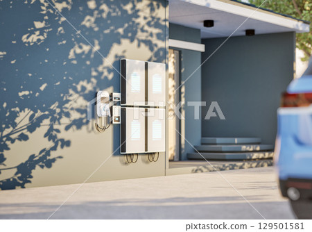 Battery energy storage system with ev charger for residential used 129501581