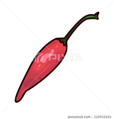 illustration of chili 129501832