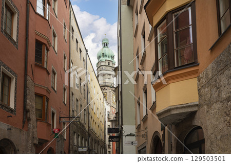 Emile Bethouart footbridge in Innsbruck, Austria 129503501