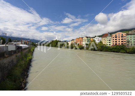 Emile Bethouart footbridge in Innsbruck, Austria 129503522