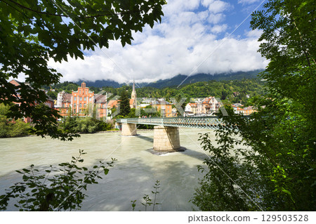 Emile Bethouart footbridge in Innsbruck, Austria 129503528