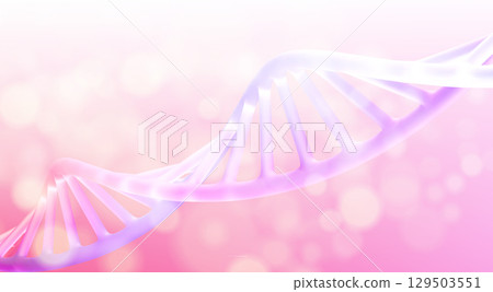 Purple DNA helix strand structure 129503551