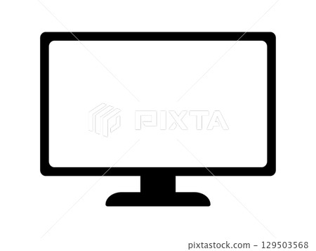電視圖示單色 電視圖示單色 129503568