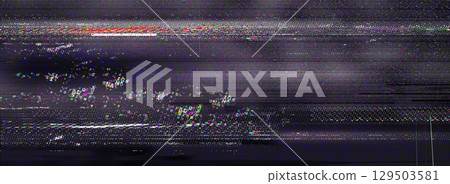 Pixel glitch texture with distortion effect Pixel glitch texture with distortion effect 129503581