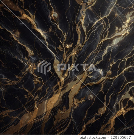 seamless pattern. golden abstract background. vector illustration 129505697