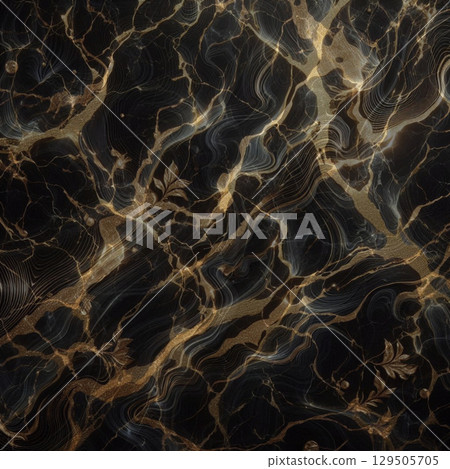 seamless pattern. golden abstract background. vector illustration 129505705